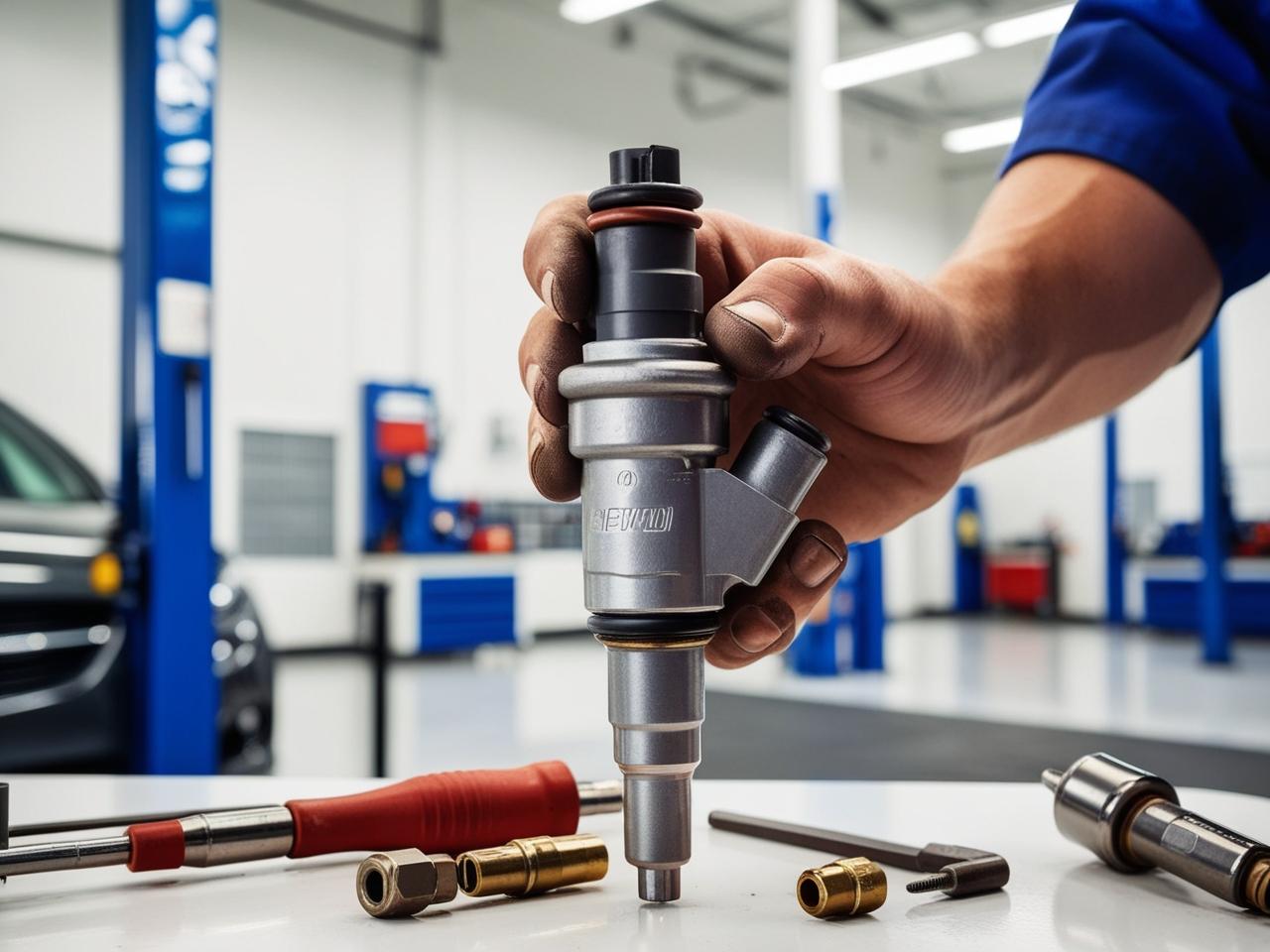 Fuel Injector Cleaning and Repair at Mickey's Automotive.