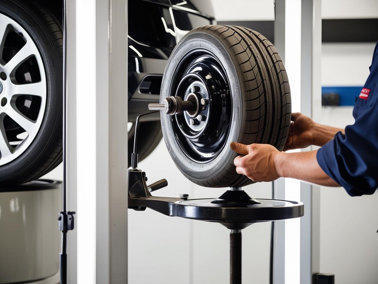 Professional tire and wheel alignment service at Mickey's Automotive, Inc.