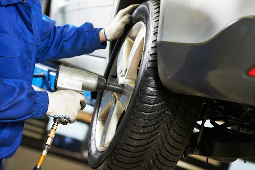 Tire installation service at Mike's Automotive, ensuring safety and quality for your vehicle. Expert.