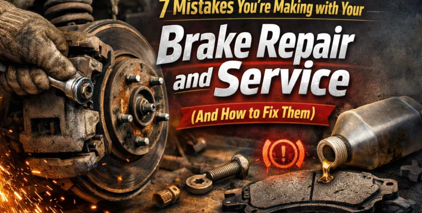 Brake repair and service tips for vehicle maintenance and safety.