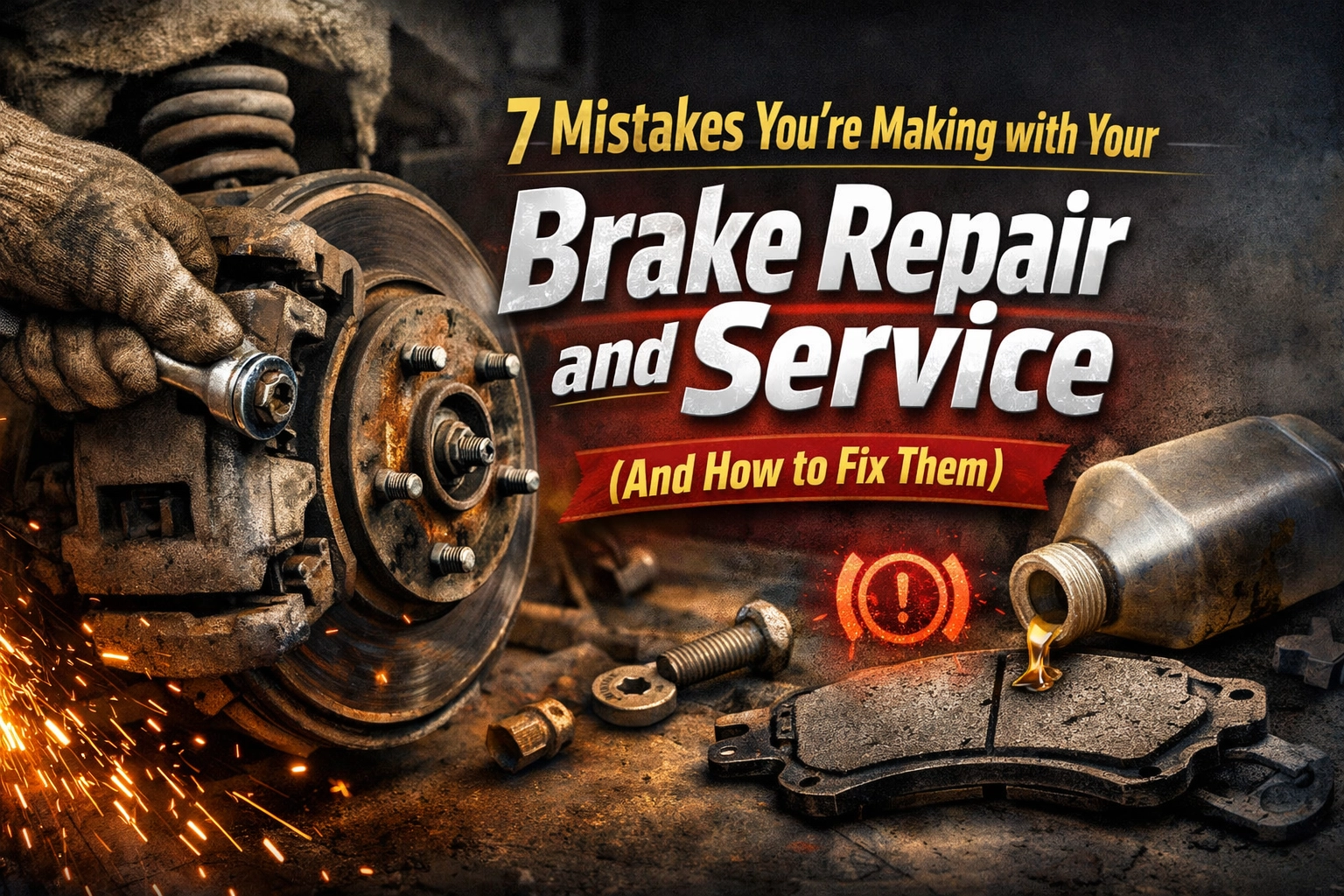 Brake repair and service tips for vehicle maintenance and safety.