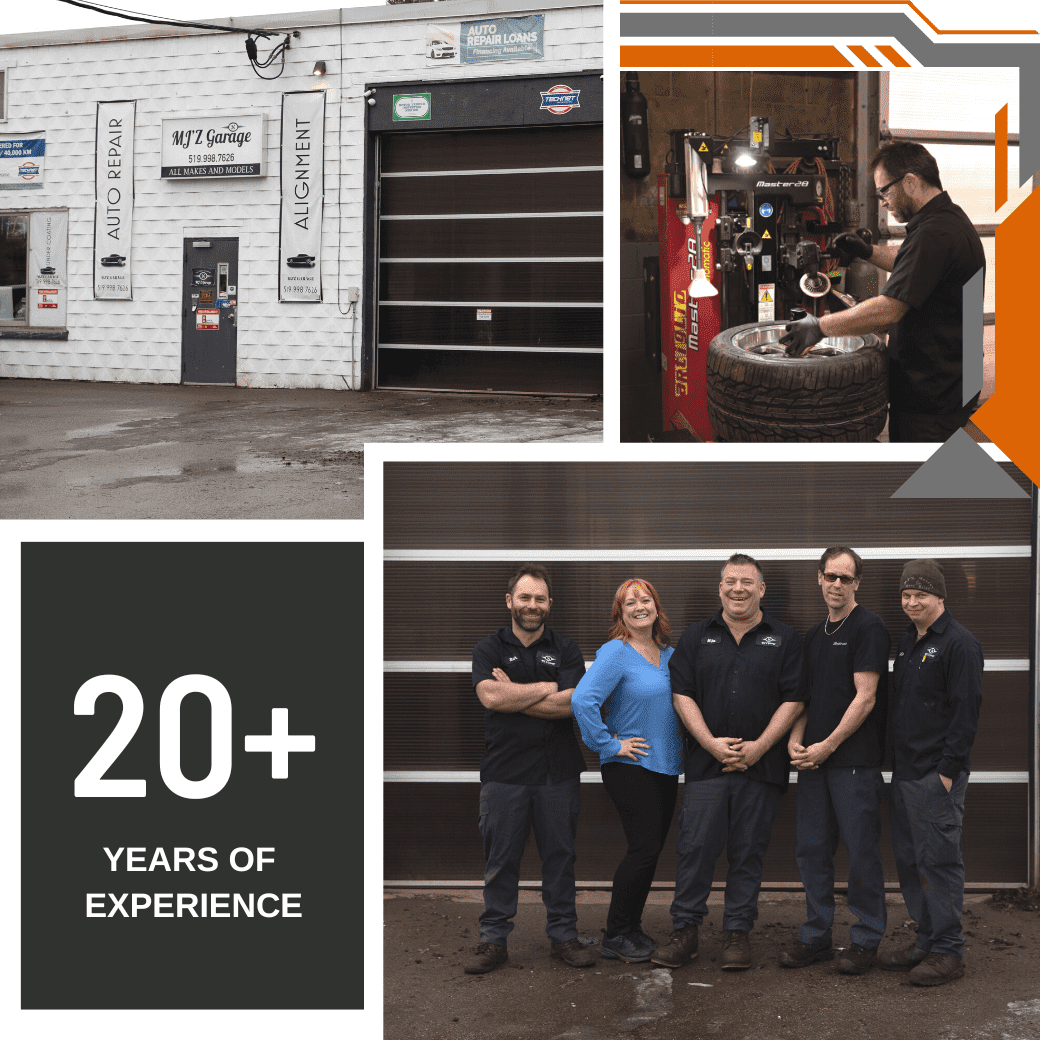 Auto repair shop specializing in vehicle alignment, repairs, and sales at MJZ Garage. Trusted auto e.