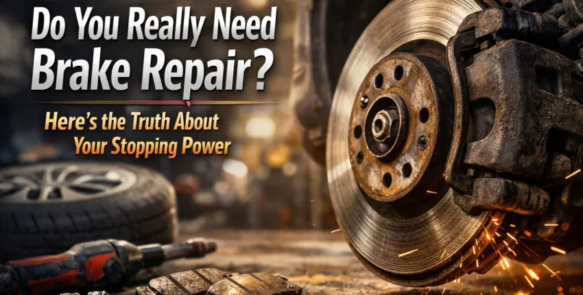 Expert brake repair services for safe driving at MJZ Garage, your trusted auto repair shop.