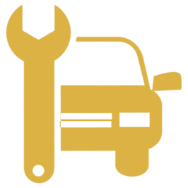 Auto repair technician working on a vehicle at Mobile Man Auto Repair.