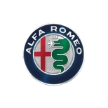 Moore's Motor Service logo with Alfa Romeo emblem and text.