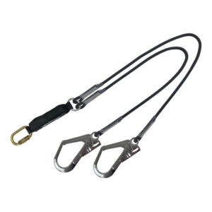 Lite Twin Rope Shock Pack (karabiner/scaffold hook)