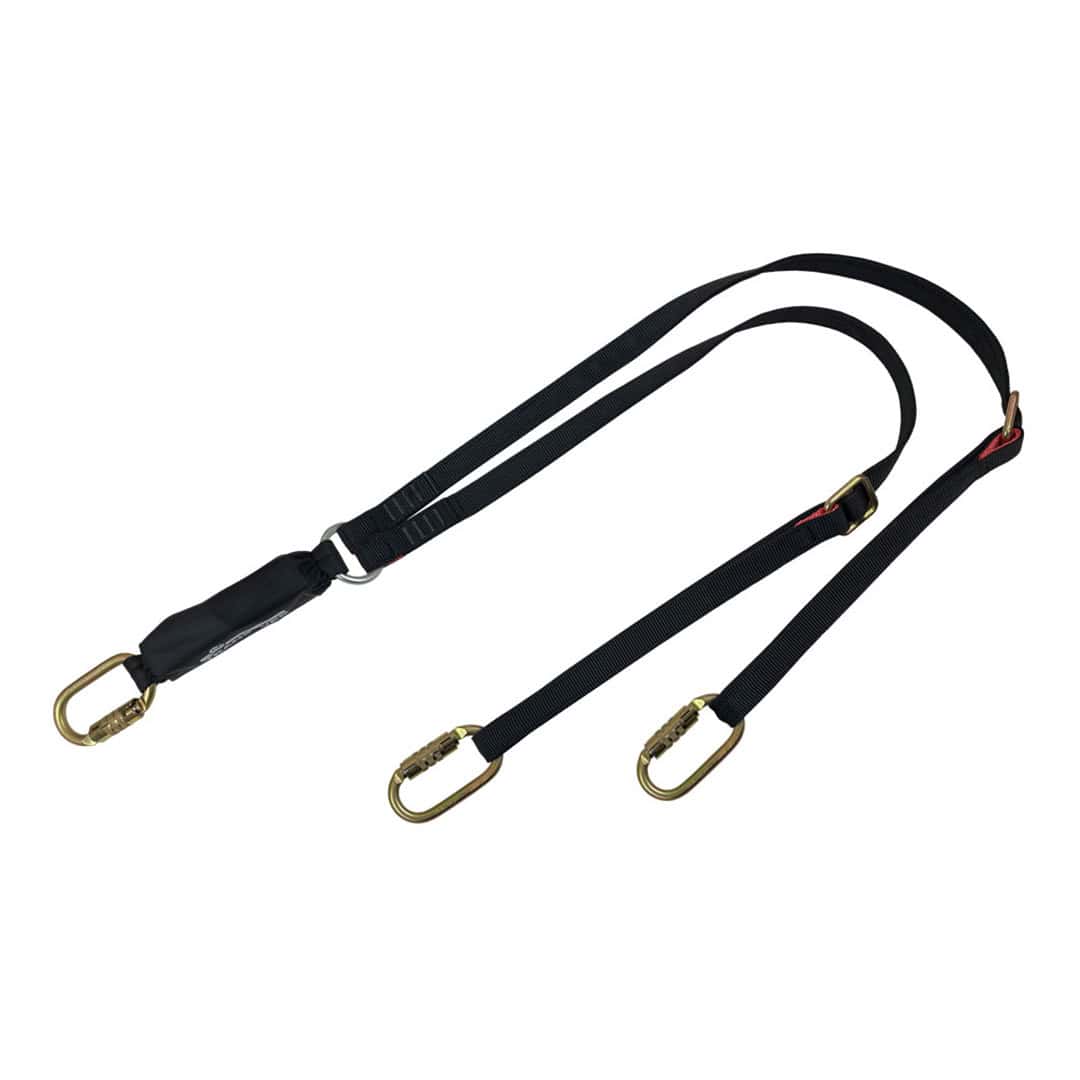 lite adjustable shock pack twin leg karabiner/karabiner