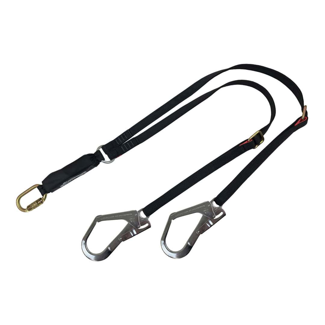 lite adjustable shock pack twin leg karabiner/karabiner