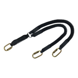 lite twin elastic shock pack twin leg karabiner/karabiner