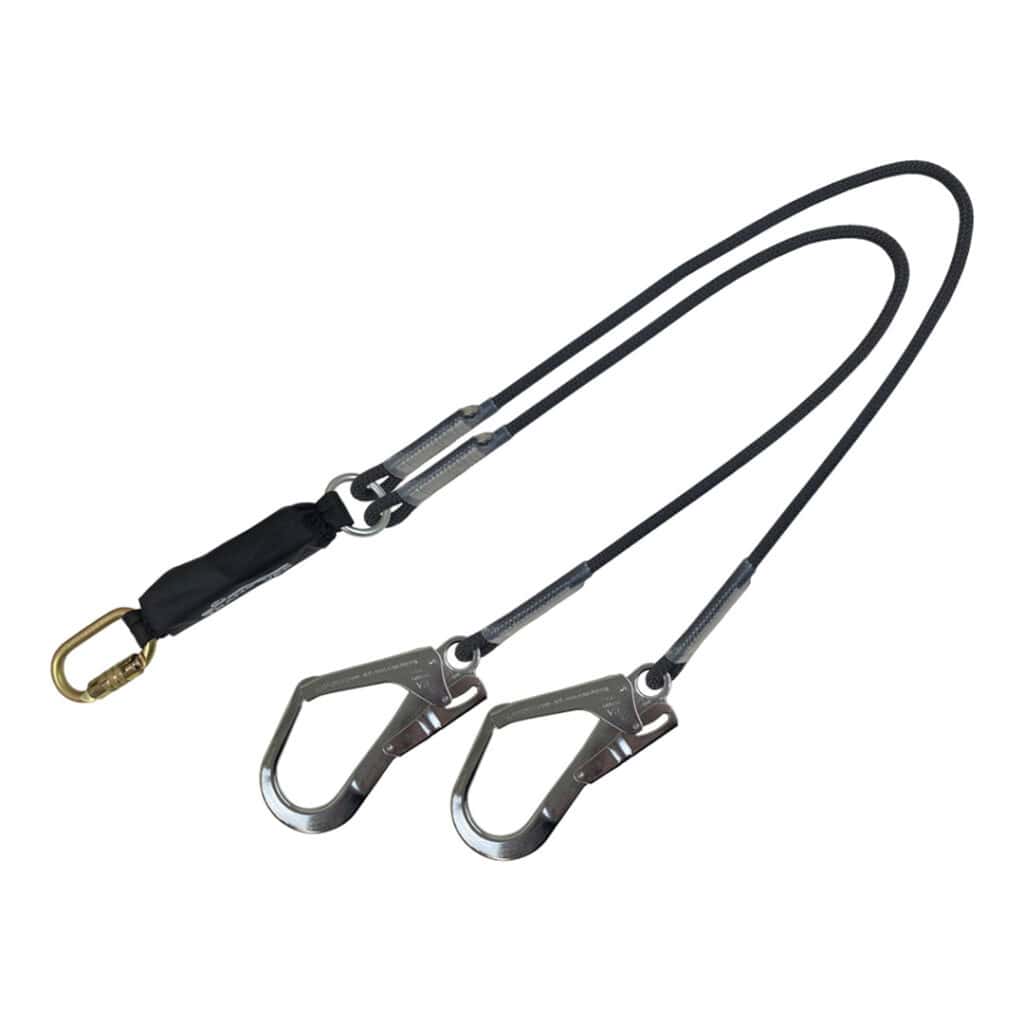 lite rope shock pack twin leg karabiner/scaffold hook