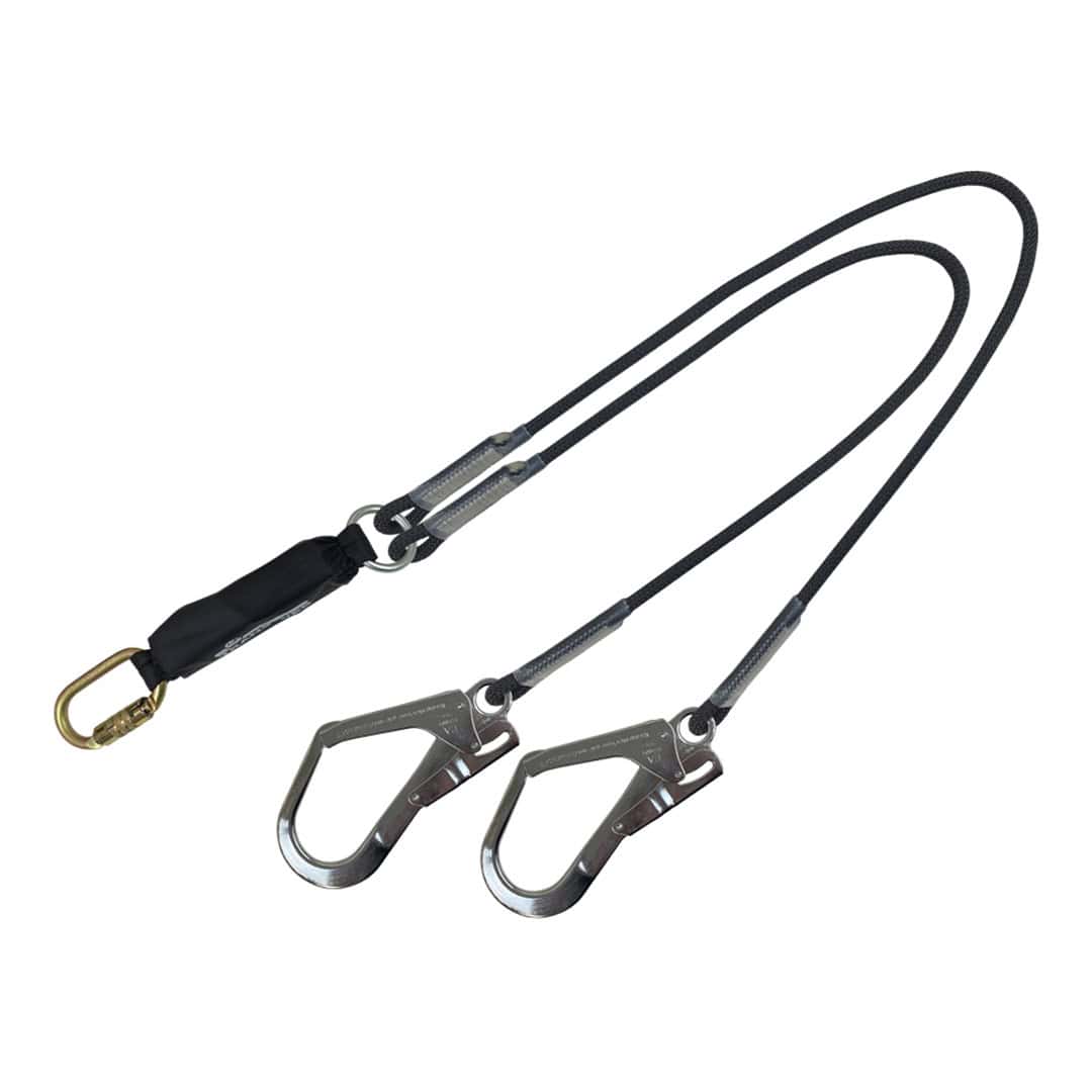 lite rope shock pack twin leg karabiner/scaffold hook