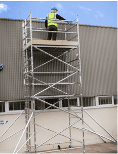 3T Ladder Frame Aluminium Scaffold Tower for Safe Access - Image 2