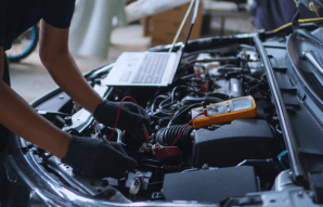 Engine diagnostics and repair services at Motor Solution.