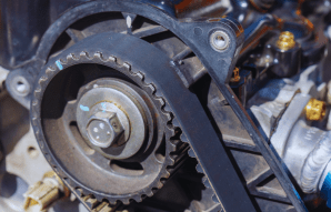 Precision engine timing gear for optimal vehicle performance.