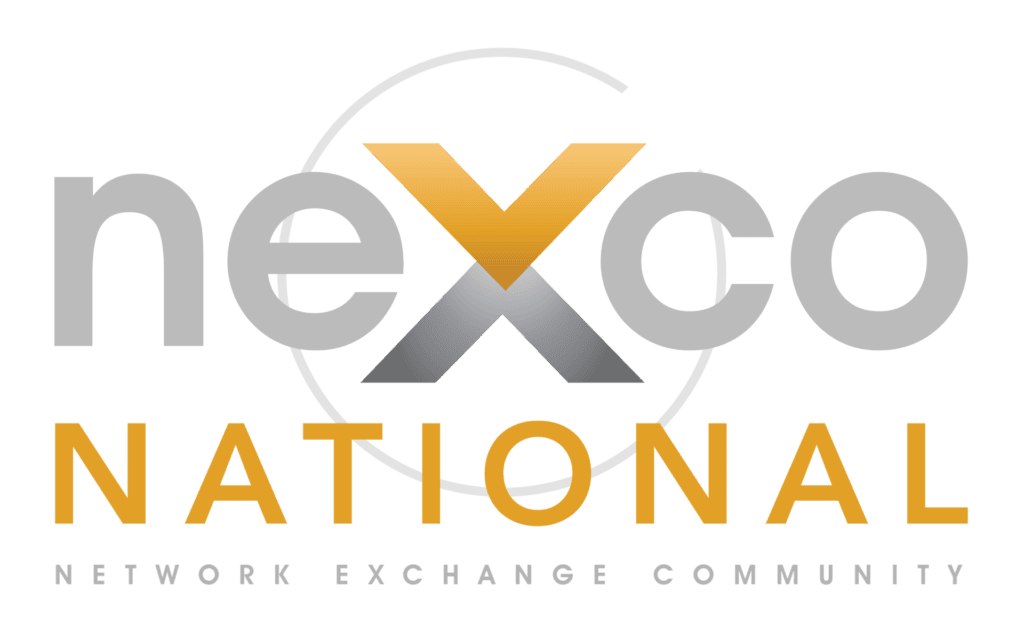 Nexco logo dark background