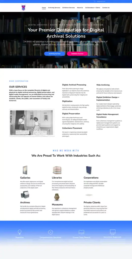 High-quality digital archiving services for libraries, museums, galleries, and private collections.