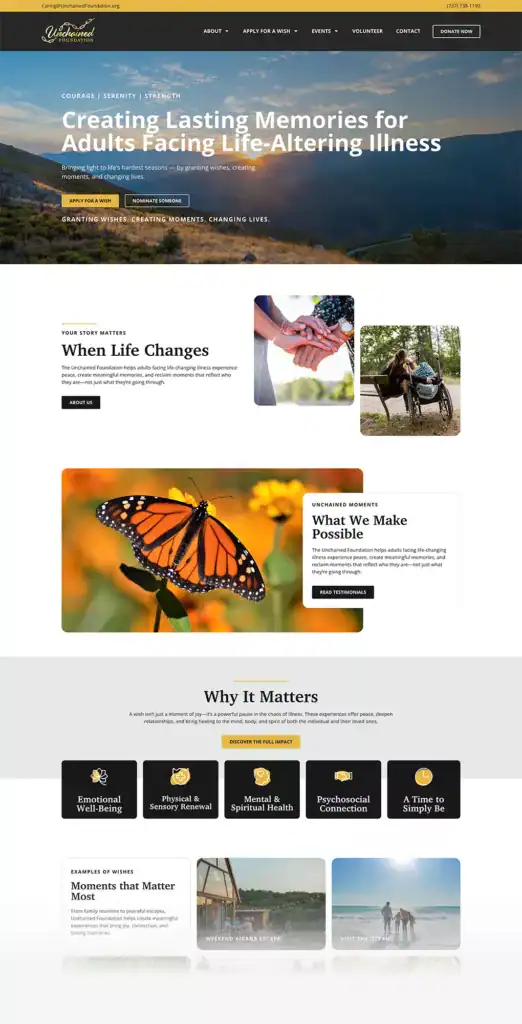Hope to serve and uplift adults facing illness through meaningful moments and lasting memories with compassion.
