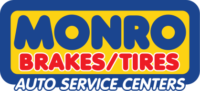 Monro Brake & Service Center exterior with signage and service bays.