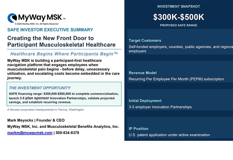 An image that shows Myway Msk Investor Executive Summary Mrm 7.27 Edits 1