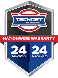 TechNet professional logo with nationwide warranty details.