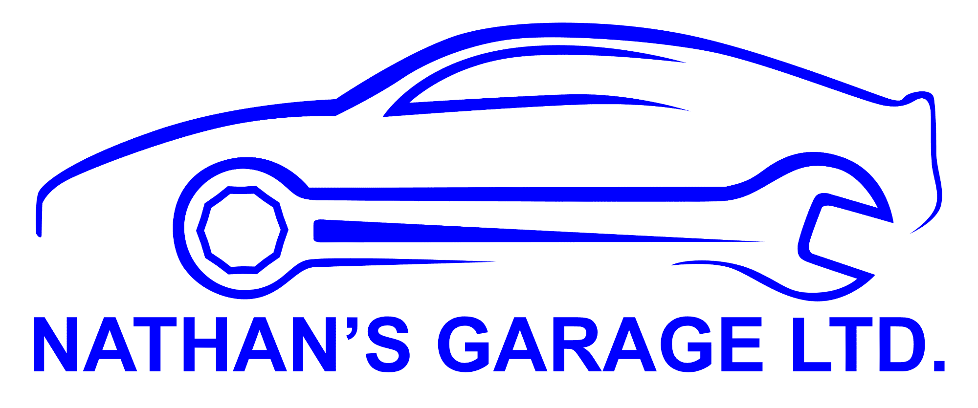 Auto repair shop with a mechanic working on a vehicle at Nathan's Garage Ltd.