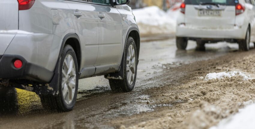 Potholes and winter road conditions can cause suspension issues and tire damage.