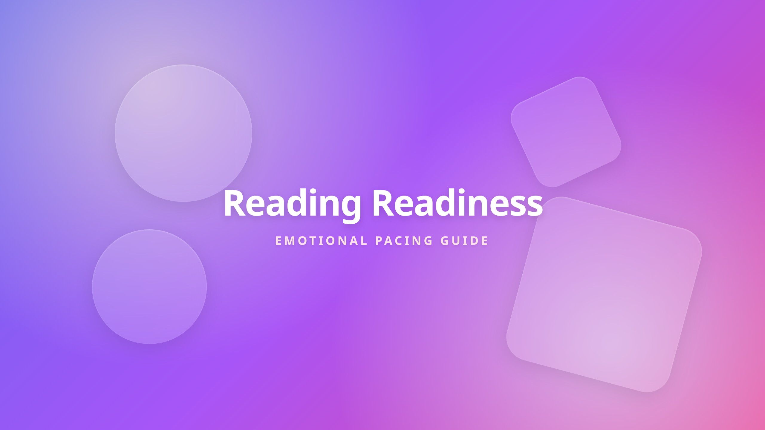Reading readiness in children focusing on emotional readiness over early reading pressure