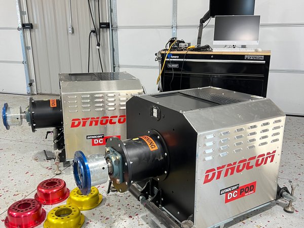 Oil cooler testing machine used for automotive diagnostics in Oklahoma.