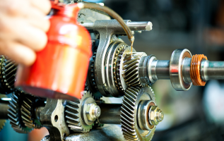 Transmission repair and gearbox service at Chickasha, Oklahoma.