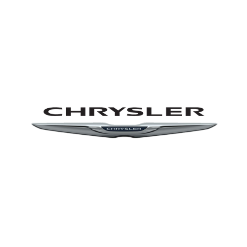 Chrysler transmission logo, automotive transmission brand emblem.