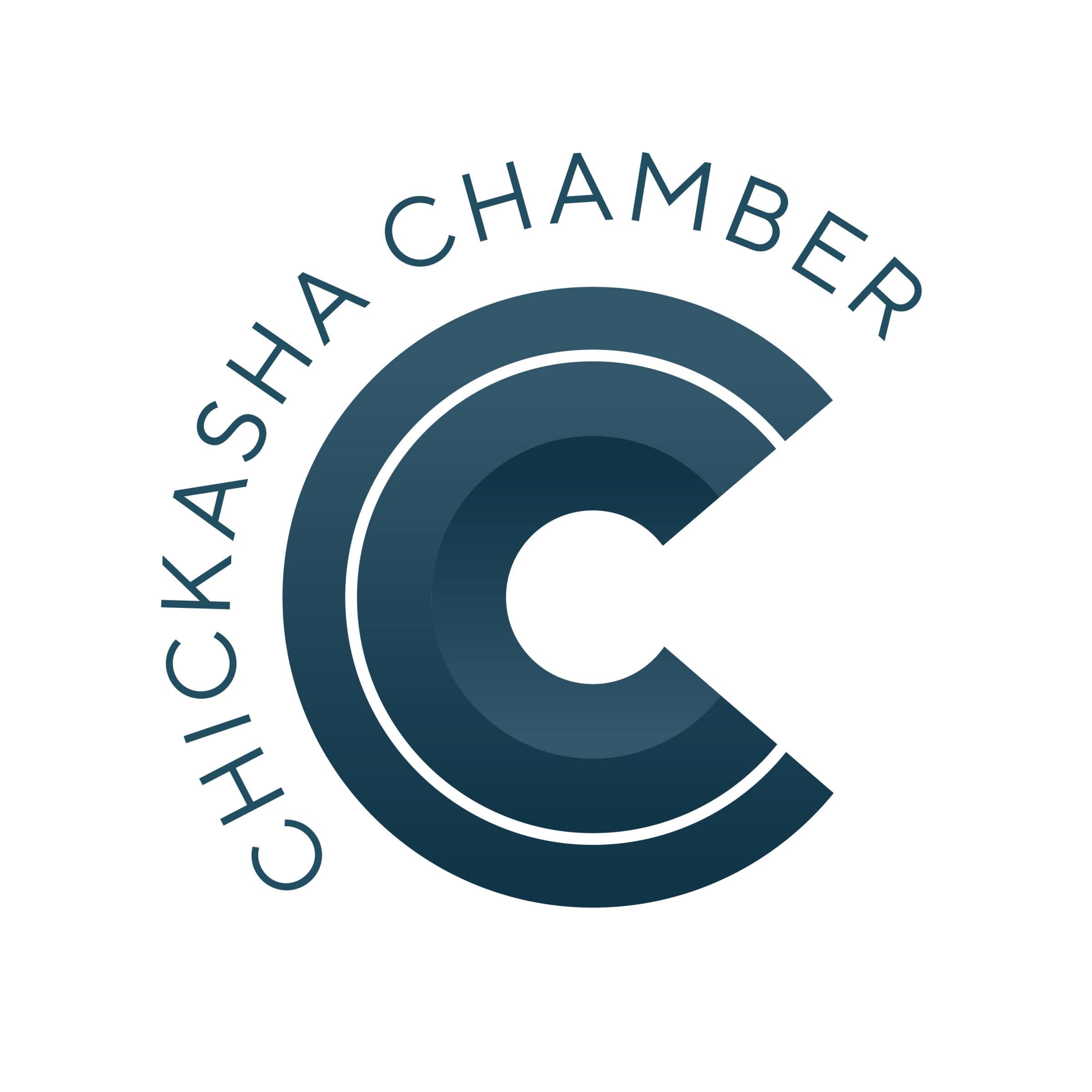 Chickasha Chamber logo featuring a stylized "C" for Transmission Exchange.