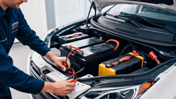 Hybrid vehicle battery check for reliable operation and longevity. Expert auto care at One Stop Lube.
