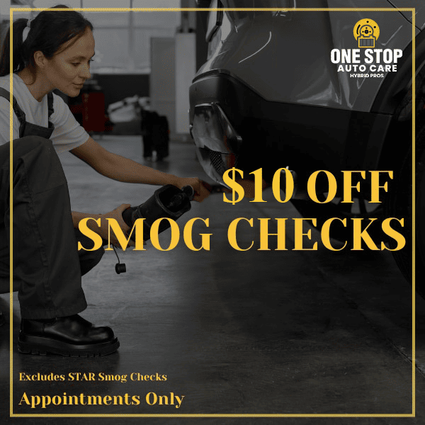 $10 OFF Smog Checks for Vehicle Inspection Needs.