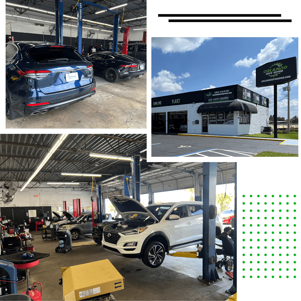 Orlando auto repair garage with professional mechanics and modern equipment.