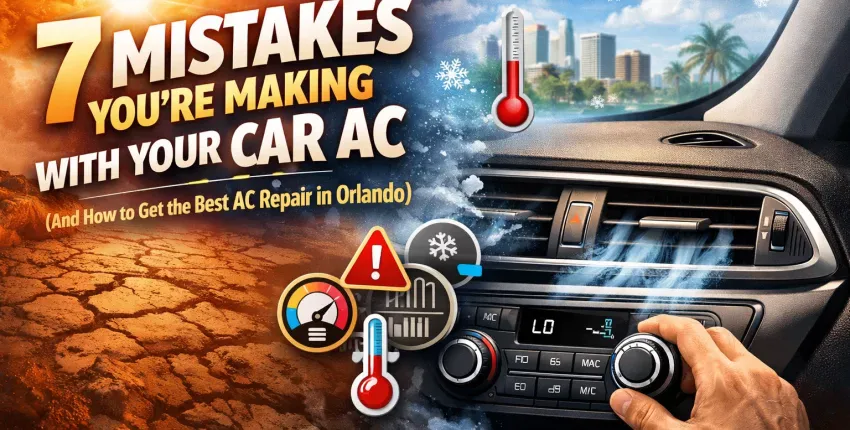 Common car AC mistakes to avoid for optimal cooling in Orlando.