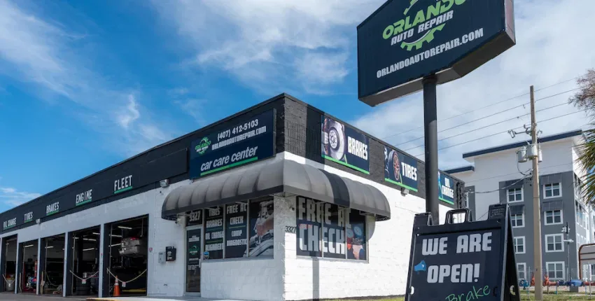 Top auto repair shop in Orlando FL — Orlando Auto Repair at 3327 W Colonial Drive, ASE Master Technicians A1-A8 certified, NAPA 24-month warranty