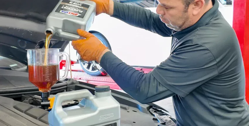 Oil change in Orlando FL — Orlando Auto Repair at 3327 W Colonial Drive, specification-matched oil for all makes, ASE certified, NAPA 24mo/24k warranty on parts and labor