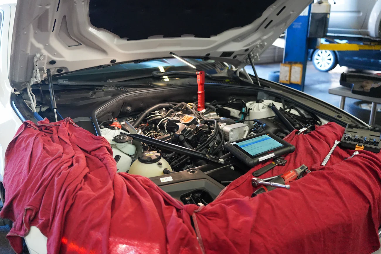 Toyota auto repair near me in Orlando — ASE Master Technician servicing a Toyota at Orlando Auto Repair, 3327 W Colonial Dr, Orlando, FL