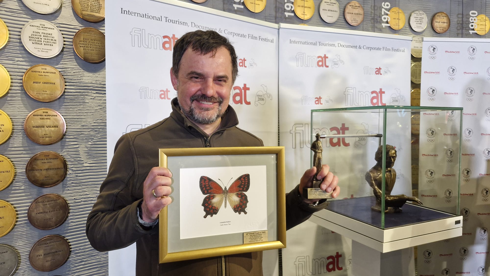 A video about the Apollo butterfly has won a prestigious award at the 20th FilmAT Festival!
