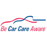 Parney’s Car Care logo with car outline and "Be Car Care Aware" text.