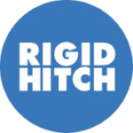 Rigid Hitch logo for durable trailer and towing accessories.