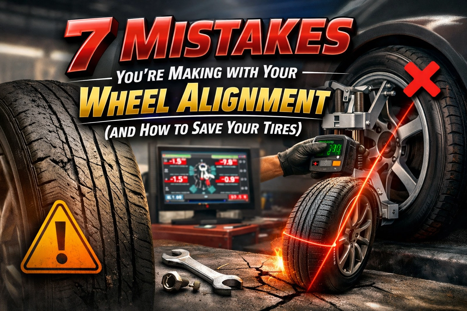 Common wheel alignment mistakes and tips to save tires | Pembina Valley Auto.
