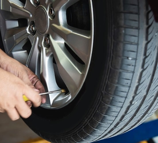 Professional tire and wheel service at Penguin Auto for vehicle safety and performance.
