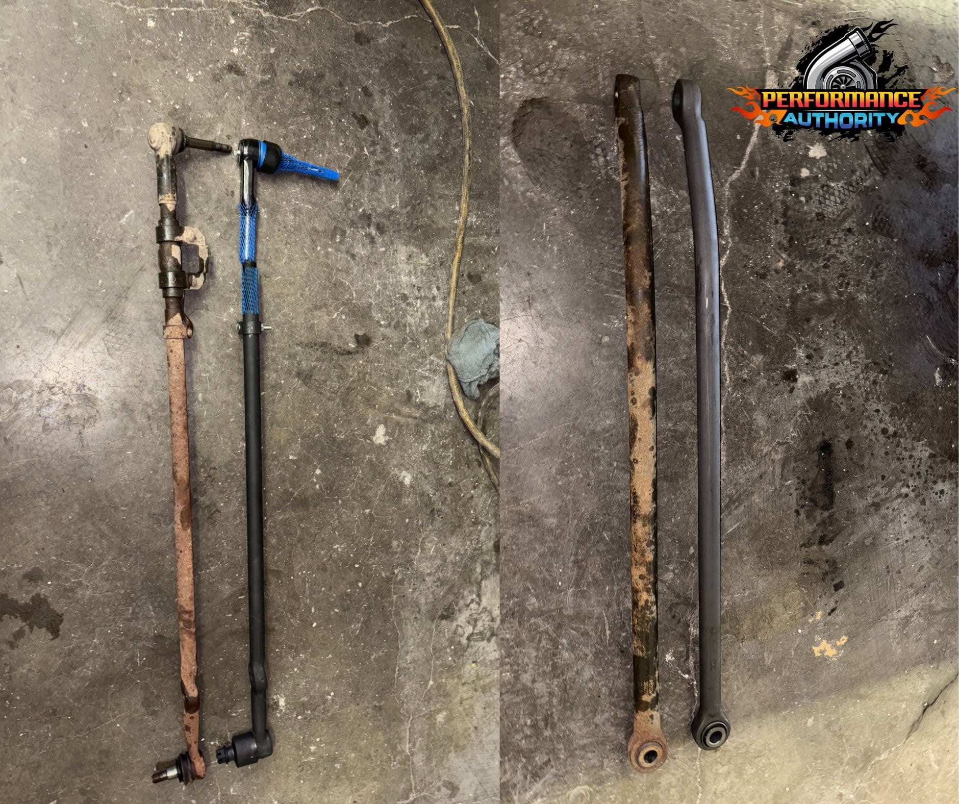 Used suspension components for vehicle repair at Performance Authority.