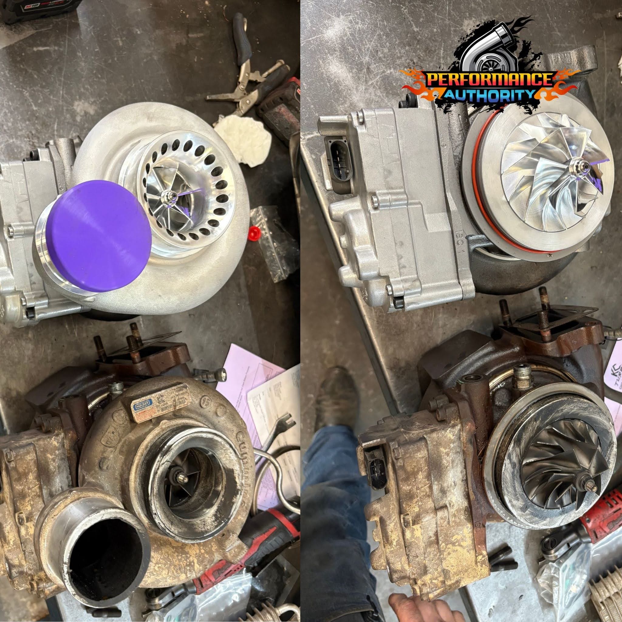 Turbocharger and engine parts at Performance Authority, Bend, OR.