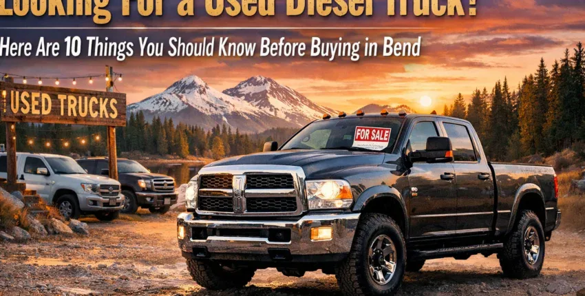 Used diesel truck for sale in Bend with reliable performance and durability. Perfect for work or off.