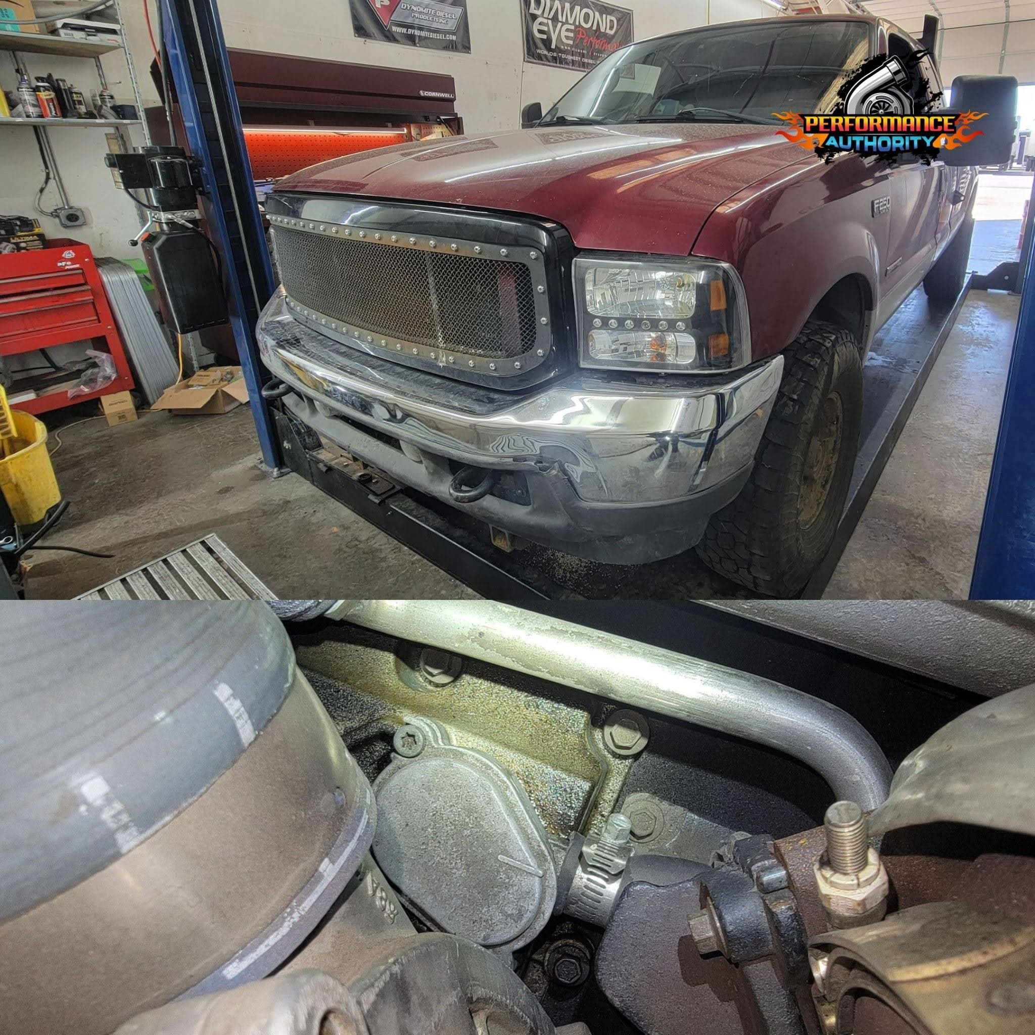 Custom truck with performance upgrades at Performance Authority.