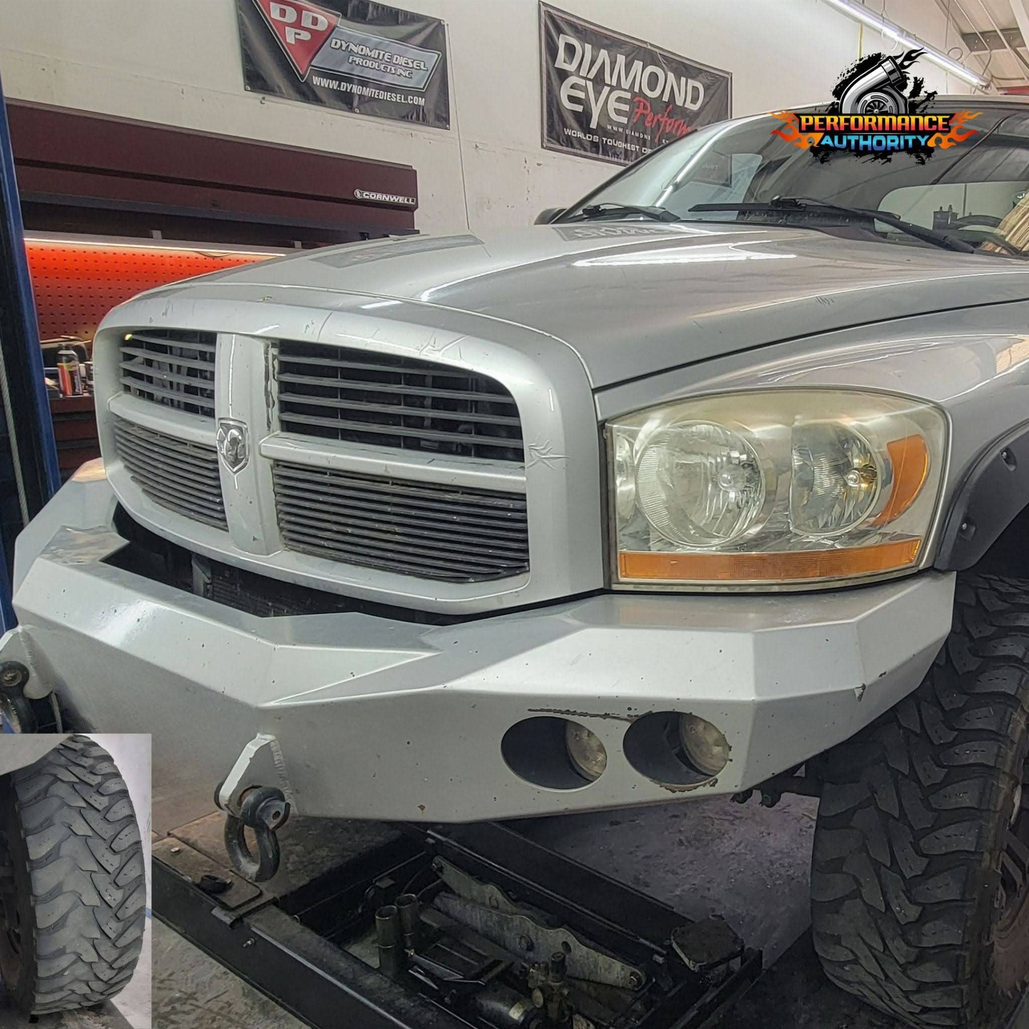 Dodge Ram truck at Performance Authority with upgraded performance parts.