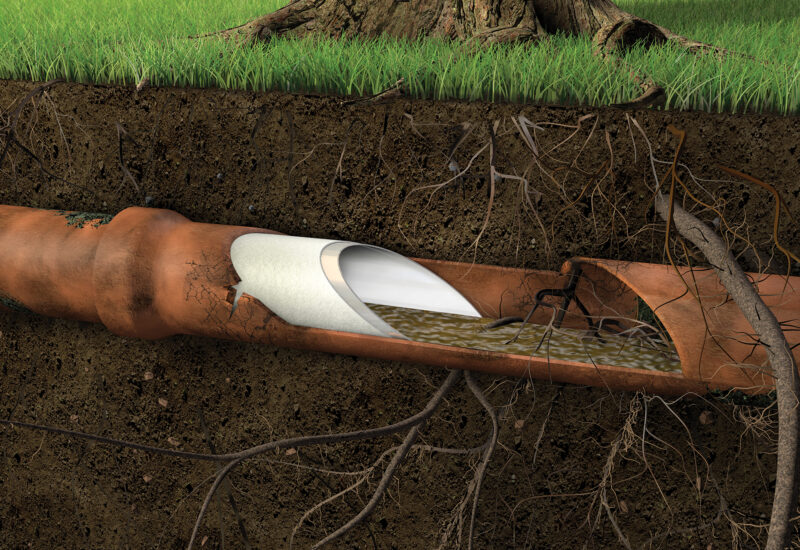 Liner Installed Illustration