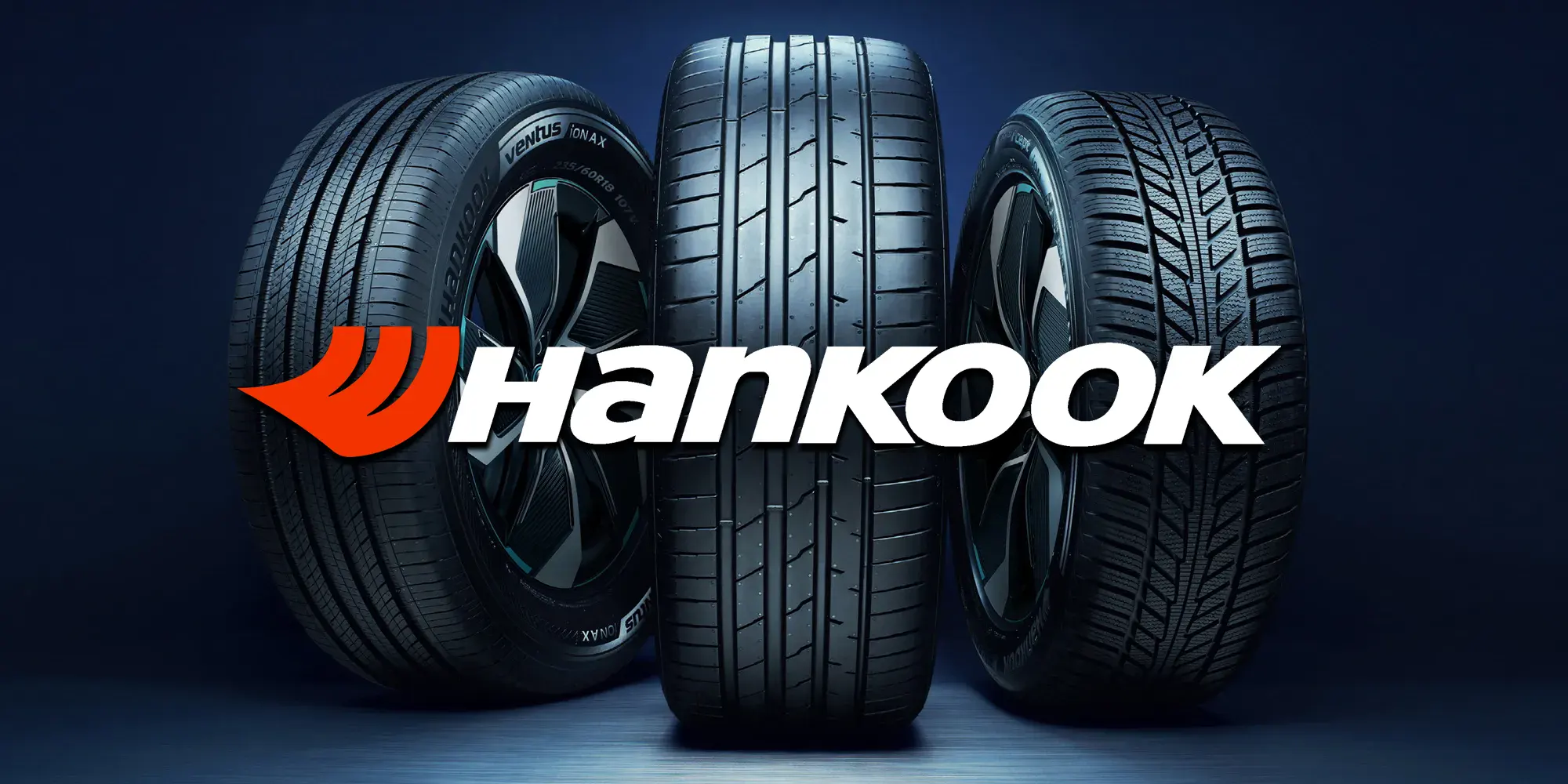 Hankook tires showcased at Pittstop Auto Care for quality vehicle performance.